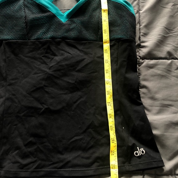 Alo Yoga Bra/tank Top | Teal/black | size M (?) - Picture 2 of 8